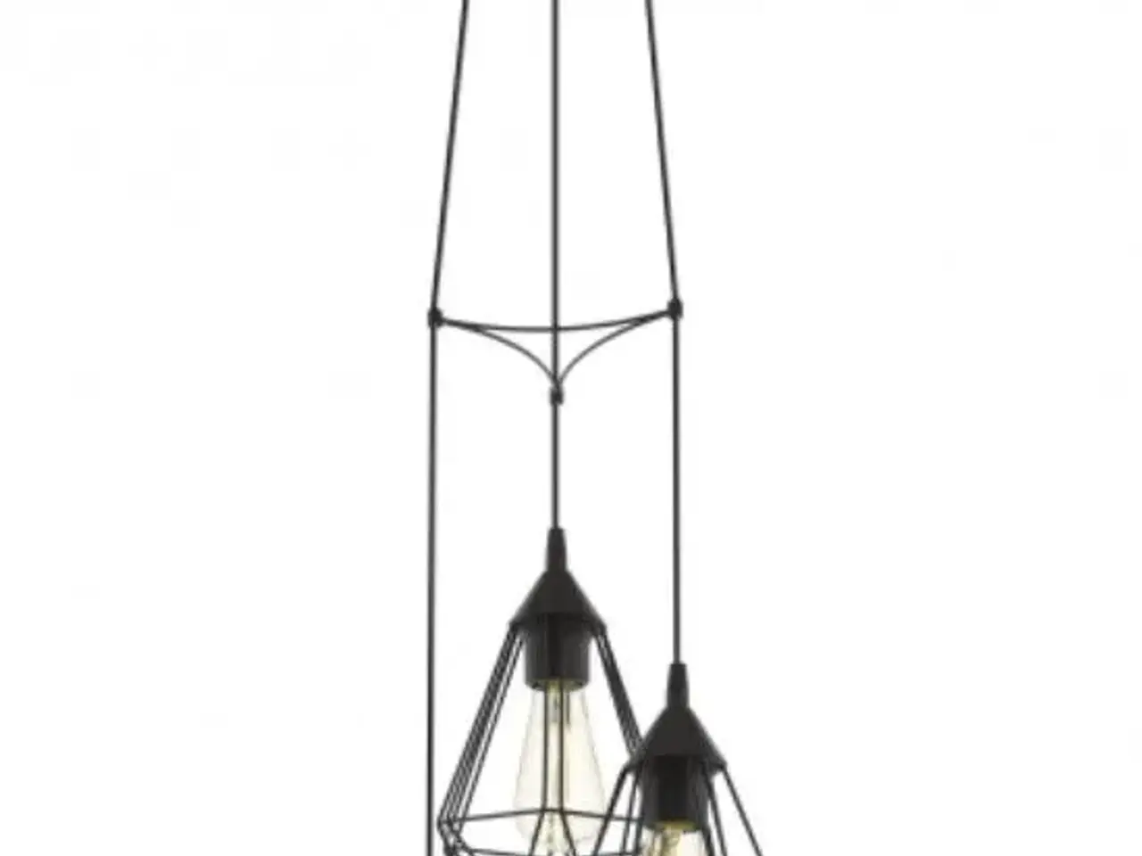 Billede 2 - Tarbes pendel 3 L klynge Ø175mm. Sort. E27