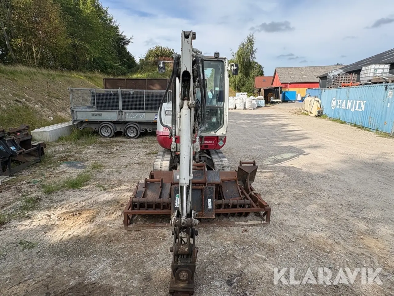 Billede 8 - Gravemaskine Takeuchi TB230 med 5 skovle