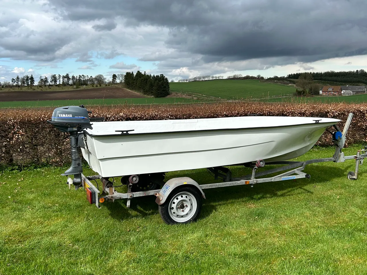 Billede 2 - Fin 14 fods jolle med trailer