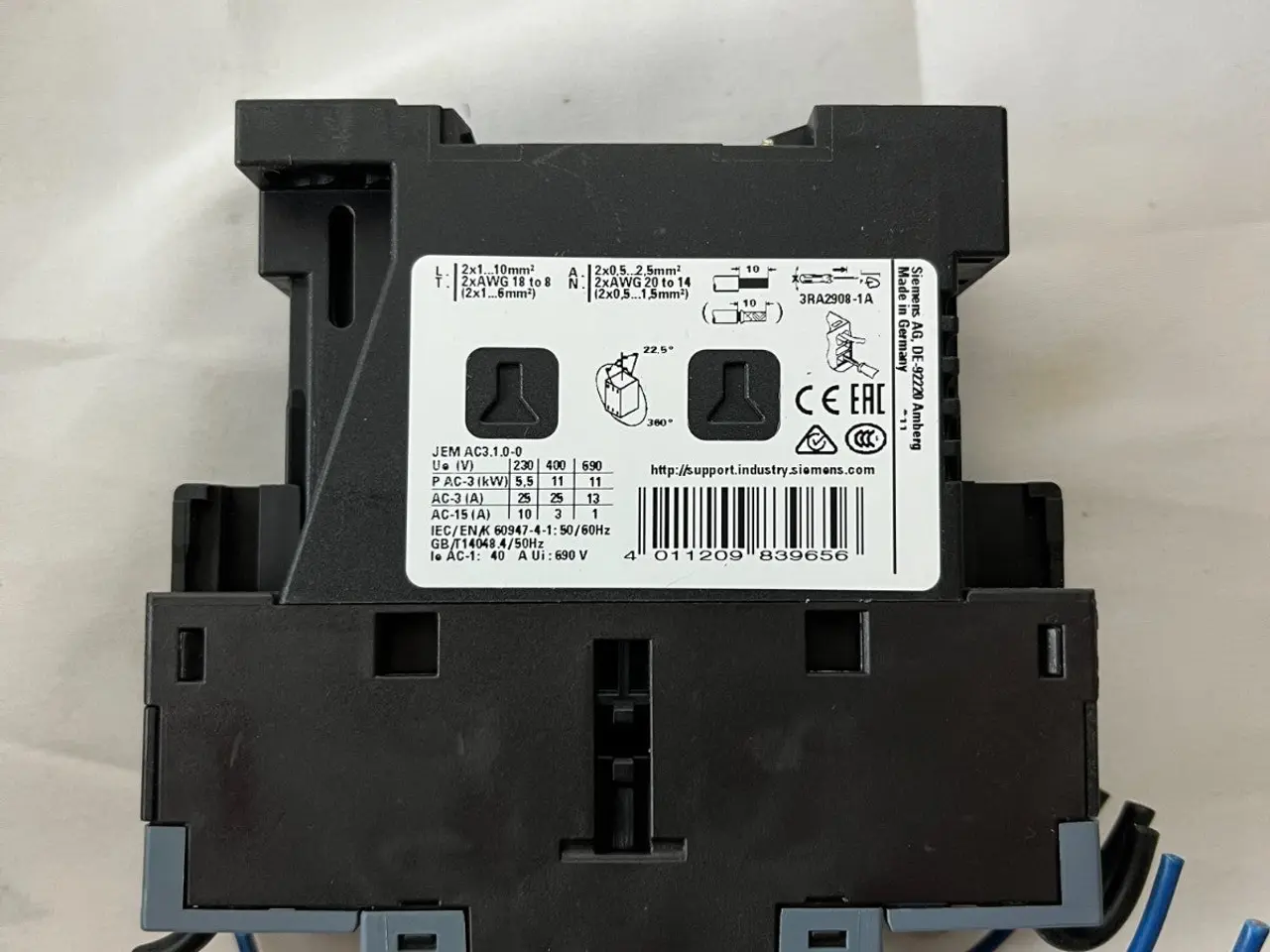 Billede 10 - parti of 10x Siemens Sirius 3RT2025-2FB40 24V DC