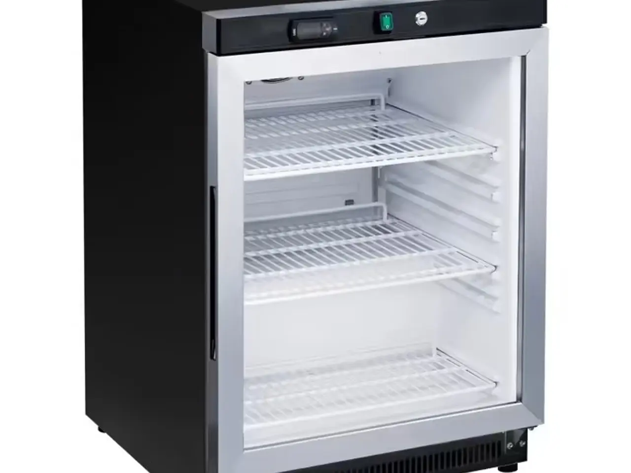 Billede 1 - Displaykøleskab 200 L – sort – B600 xD590 xH850 mm