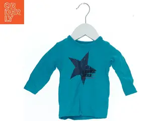 Langærmet bluse med stjerneprint fra Name It (str. 62)