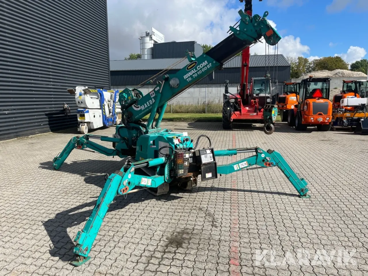 Billede 2 - Mini Bæltekran Maeda MC285C-2 9.7meter
