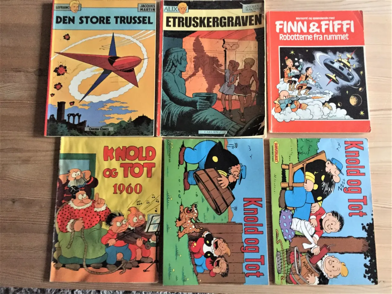 Billede 3 - 25 gl. tegneserie album, De 4 esser, Lefranc m.fl.