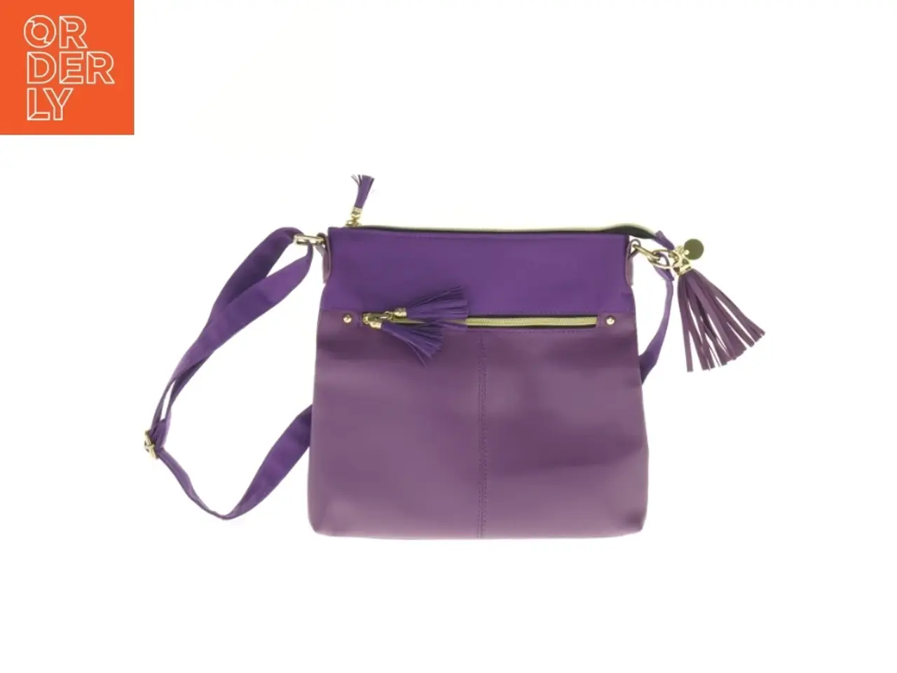 Billede 1 - Lilla crossbody taske (str. 28 x 27 cm)