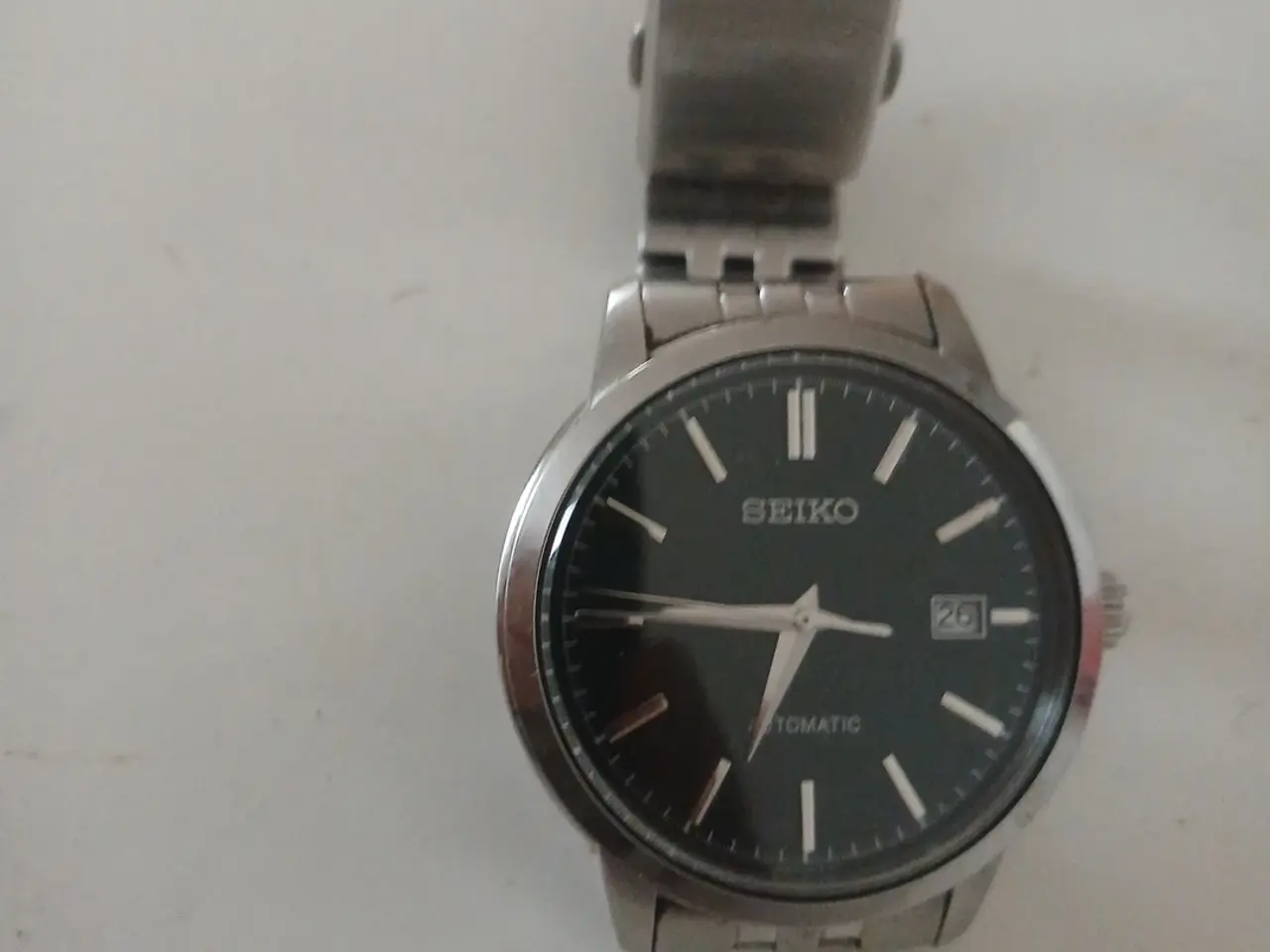 Billede 4 - Seiko herreur automatisk stål sort skive