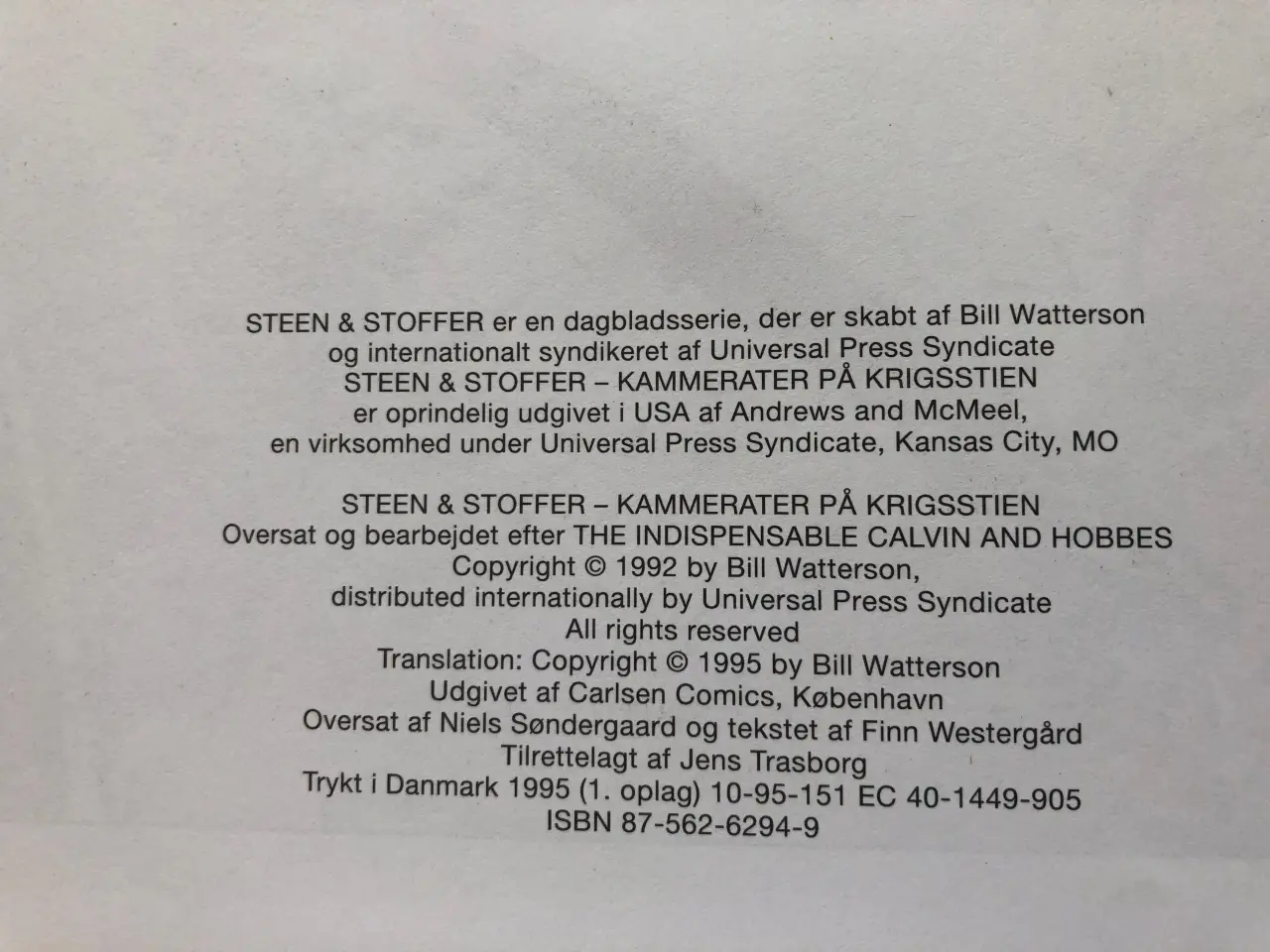 Billede 3 - Steen & Stoffer Kammerater på krigsstien
