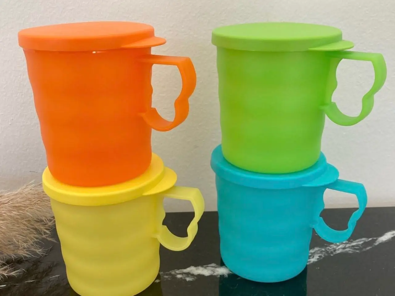 Billede 1 - Tupperware kopper m låg
