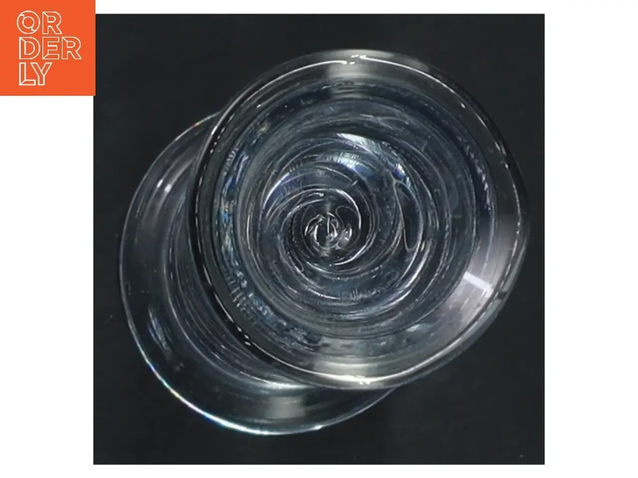 Billede 3 - Glasvase med indvendigt design (str. 15 cm)