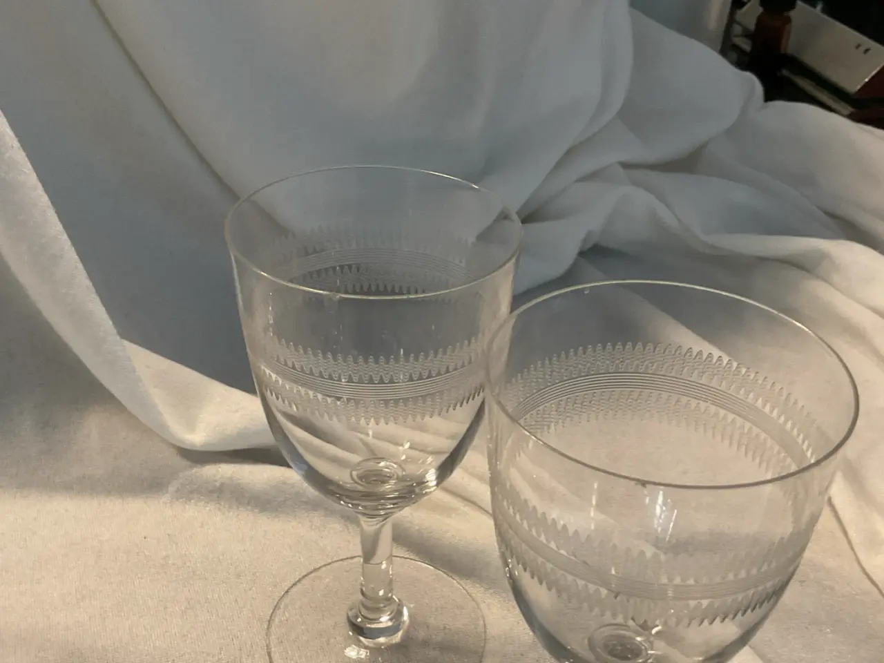 Billede 2 - Antikke Holmegårds krystalglas