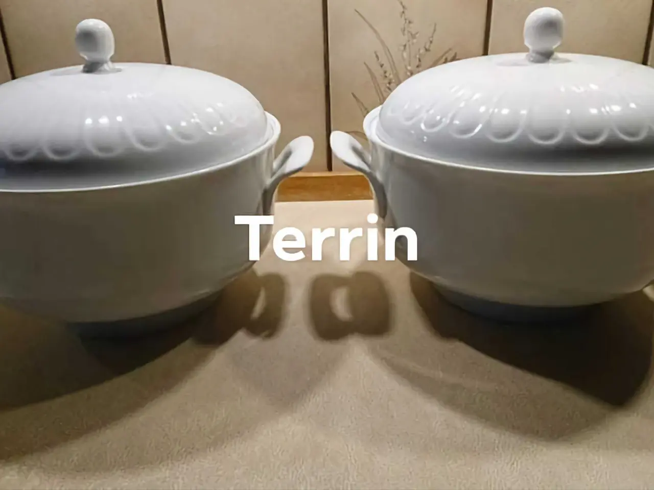 Billede 2 - Terrin. Serverings skål med låg.