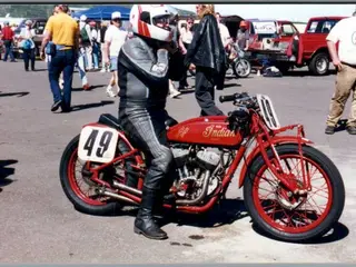 Motorcykel INDIAN - Foto 15 x 10 cm.