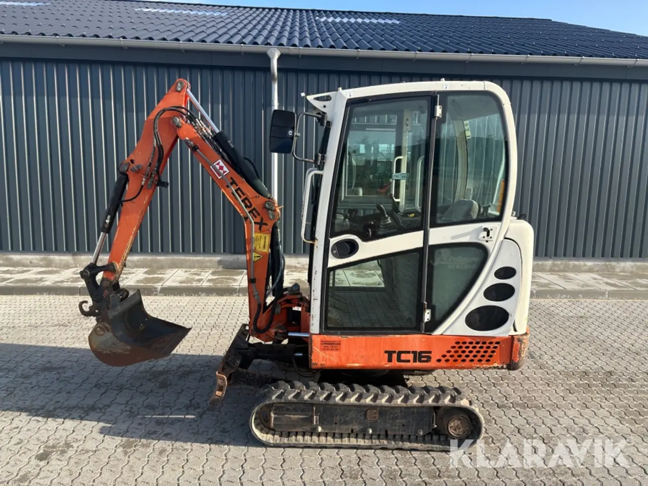 Billede 2 - Minigraver Terex TC16 + tilbehør