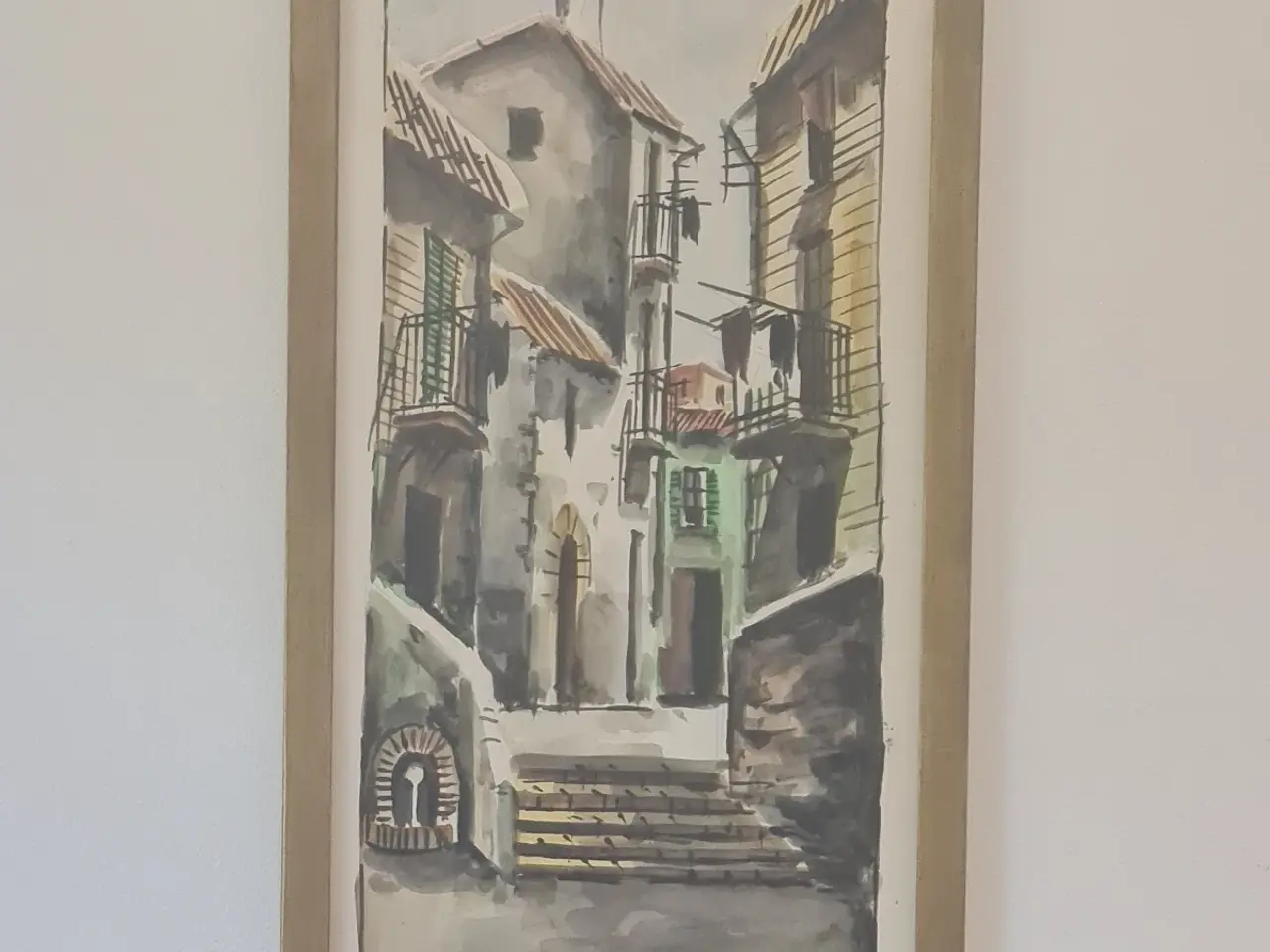 Billede 5 - Original akvarel signeret A. Colomer