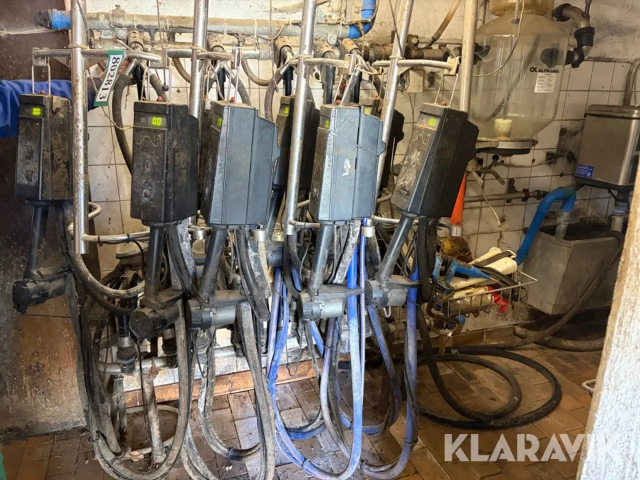 Billede 2 - Malkemaskine med aftager Alfa laval Milkmaster 8 styk