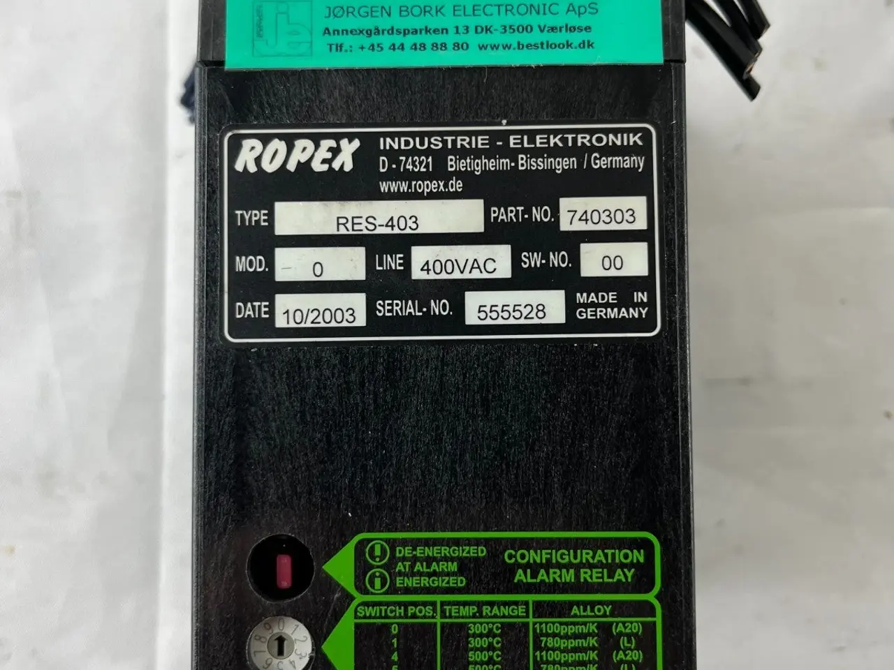 Billede 4 - Ropex RES-403 Temperature Controller 400VAC