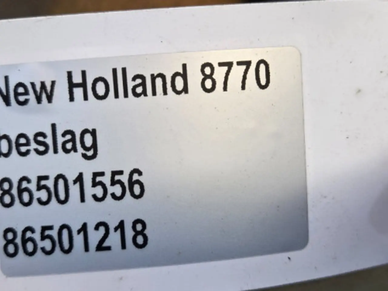 Billede 11 - New Holland 8770 Beslag 86501218