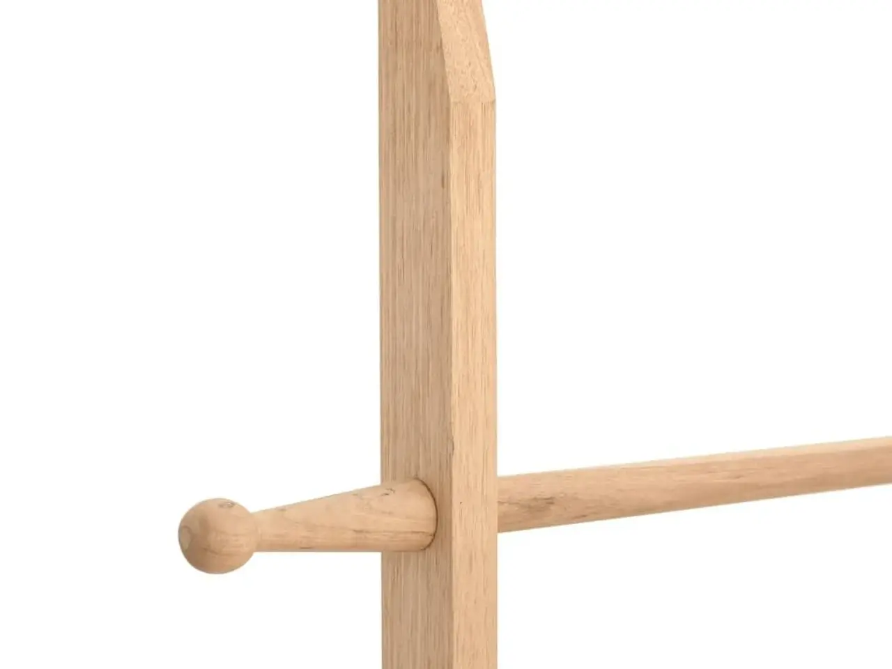Billede 5 - Håndklædestige 170 cm massivt valnøddetræ