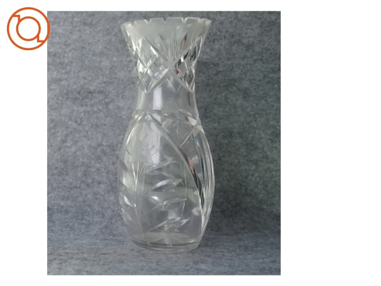 Billede 3 - Krystal vase (str. 27 x 10 cm)