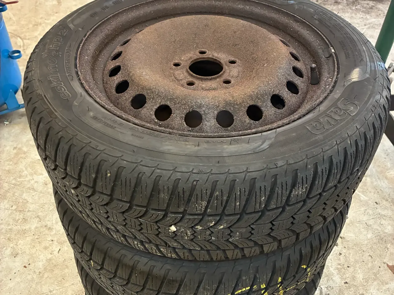Billede 1 - Vinterhjul 5x108 205/55-16 Ford og Volvo