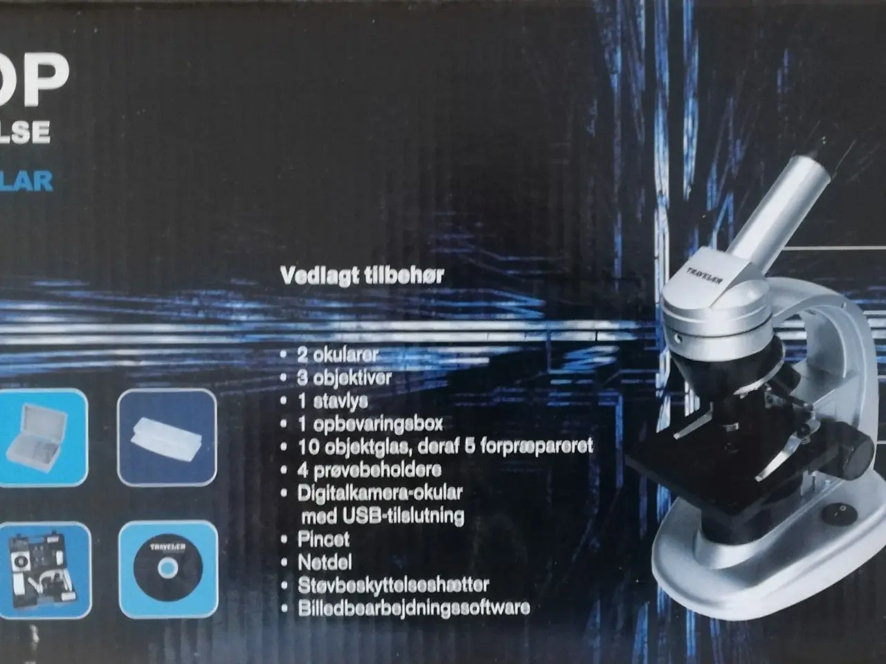 Billede 2 - Traveler, Mikroskop m. Digital Okular til USB