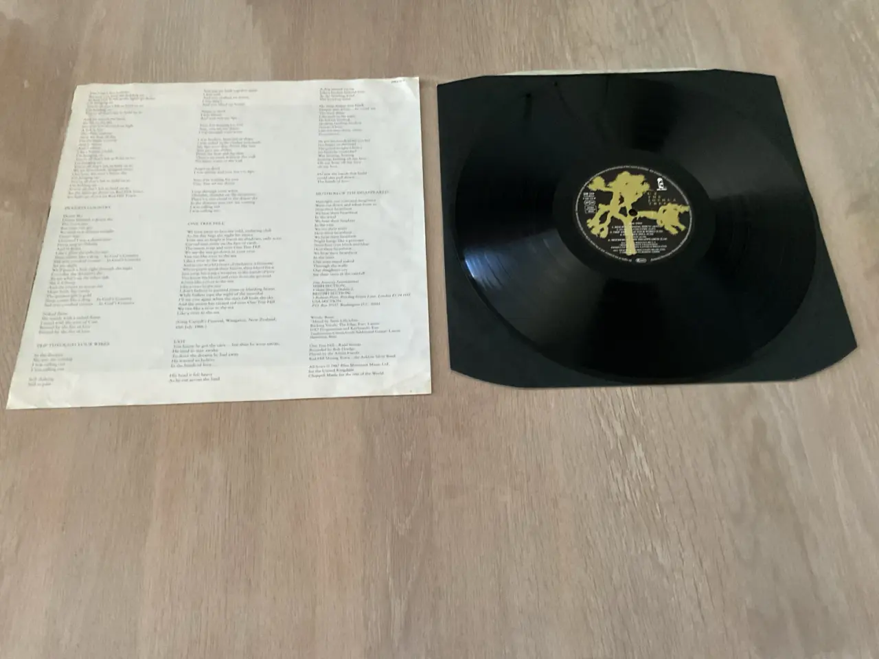 Billede 5 - U2 – The Joshua Tree (Original 1987 LP m. tekstark
