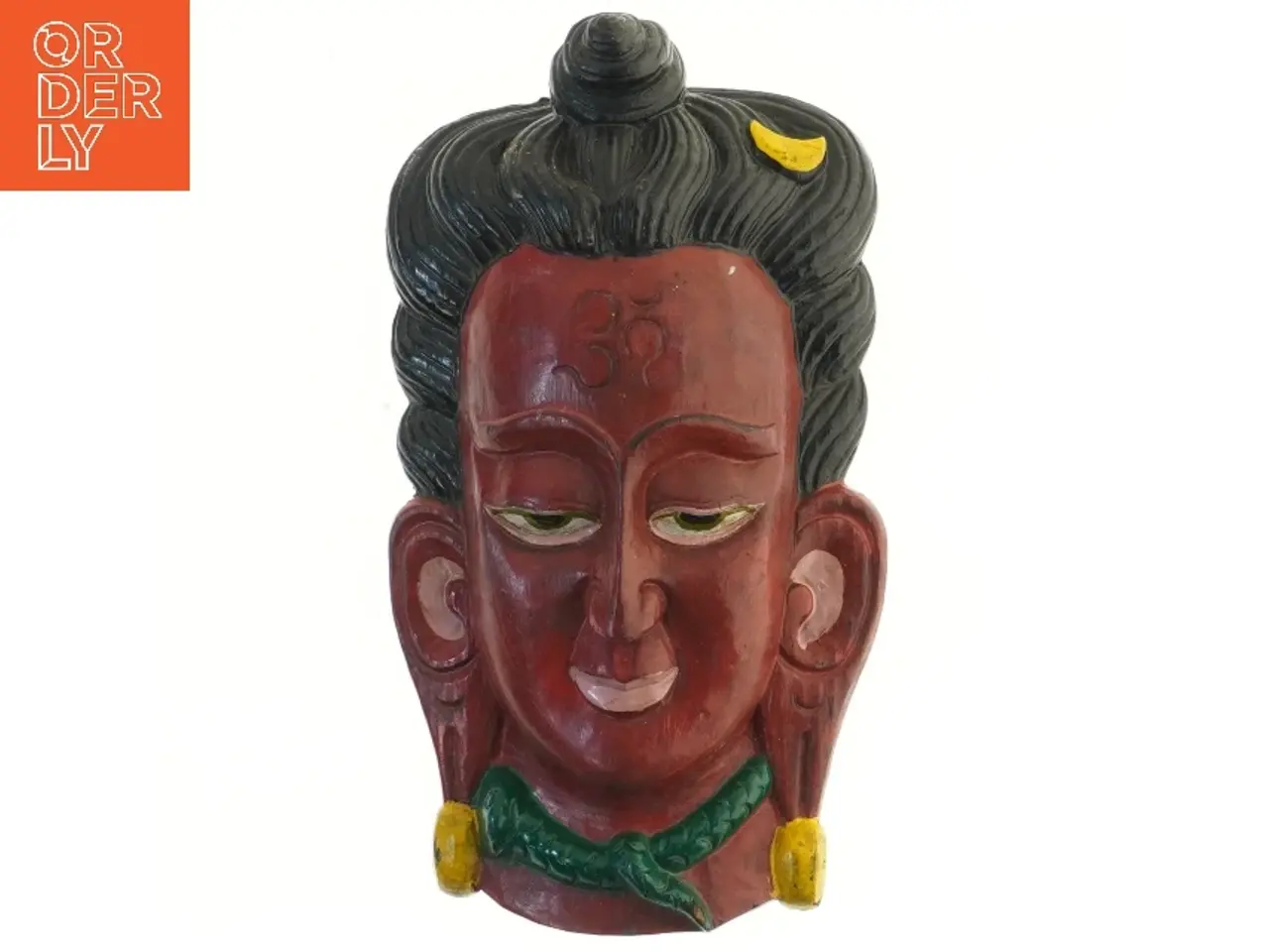Billede 1 - Vægdekoration med maske (str. 32x17 cm)