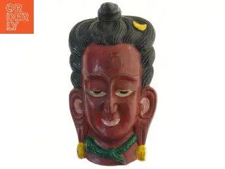 Vægdekoration med maske (str. 32x17 cm)