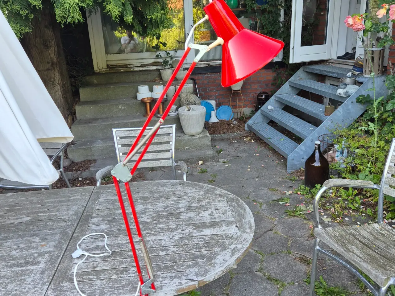 Billede 14 - Klassisk rød arkitektlampe i dansk design 