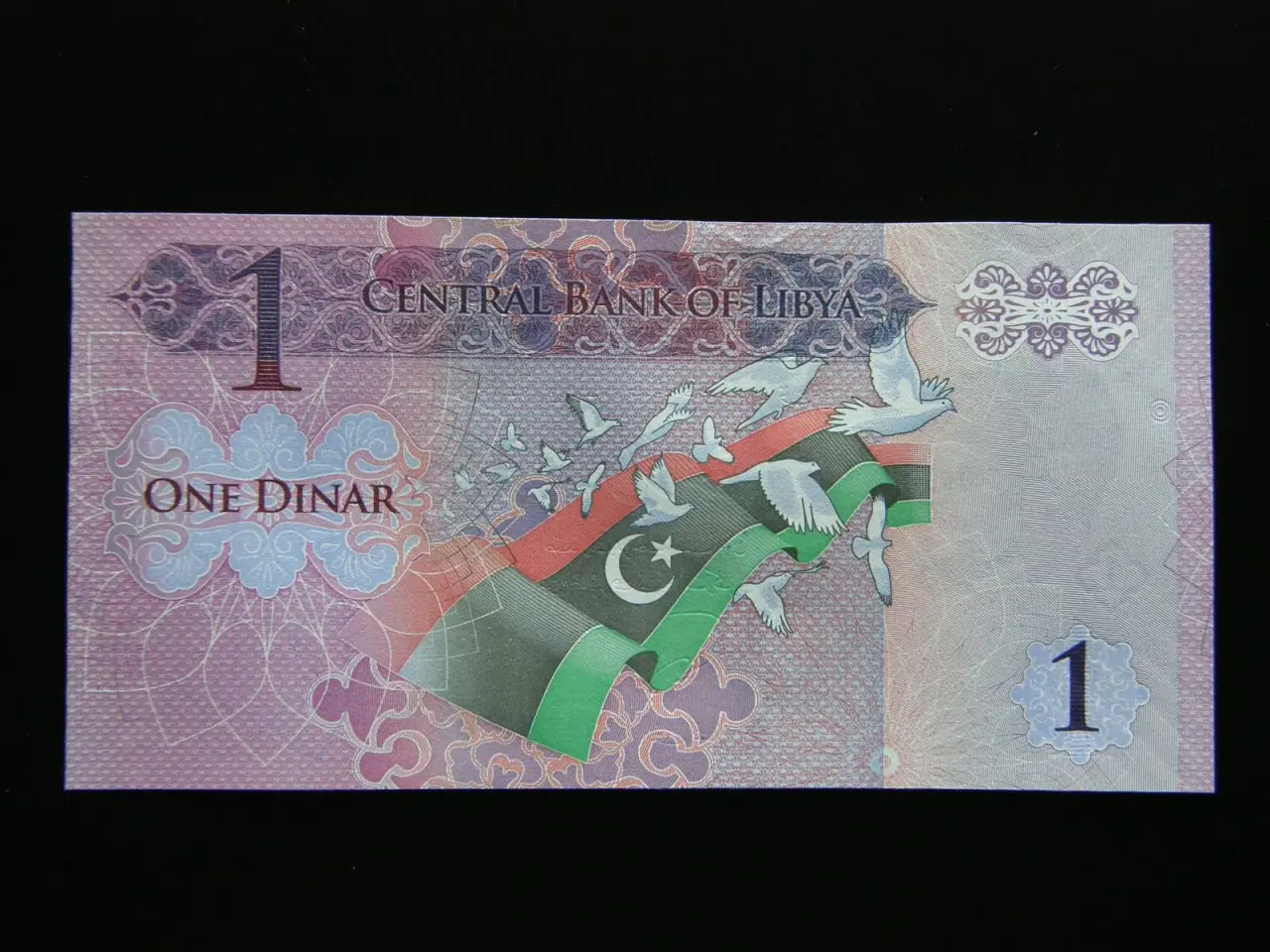 Billede 1 - Libyen 1 Dinar 2013 P76 Unc.