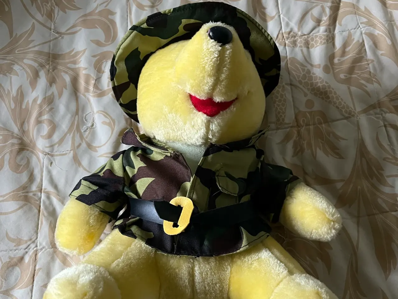 Billede 2 - Vintage Bamse med camouflage uniform. 