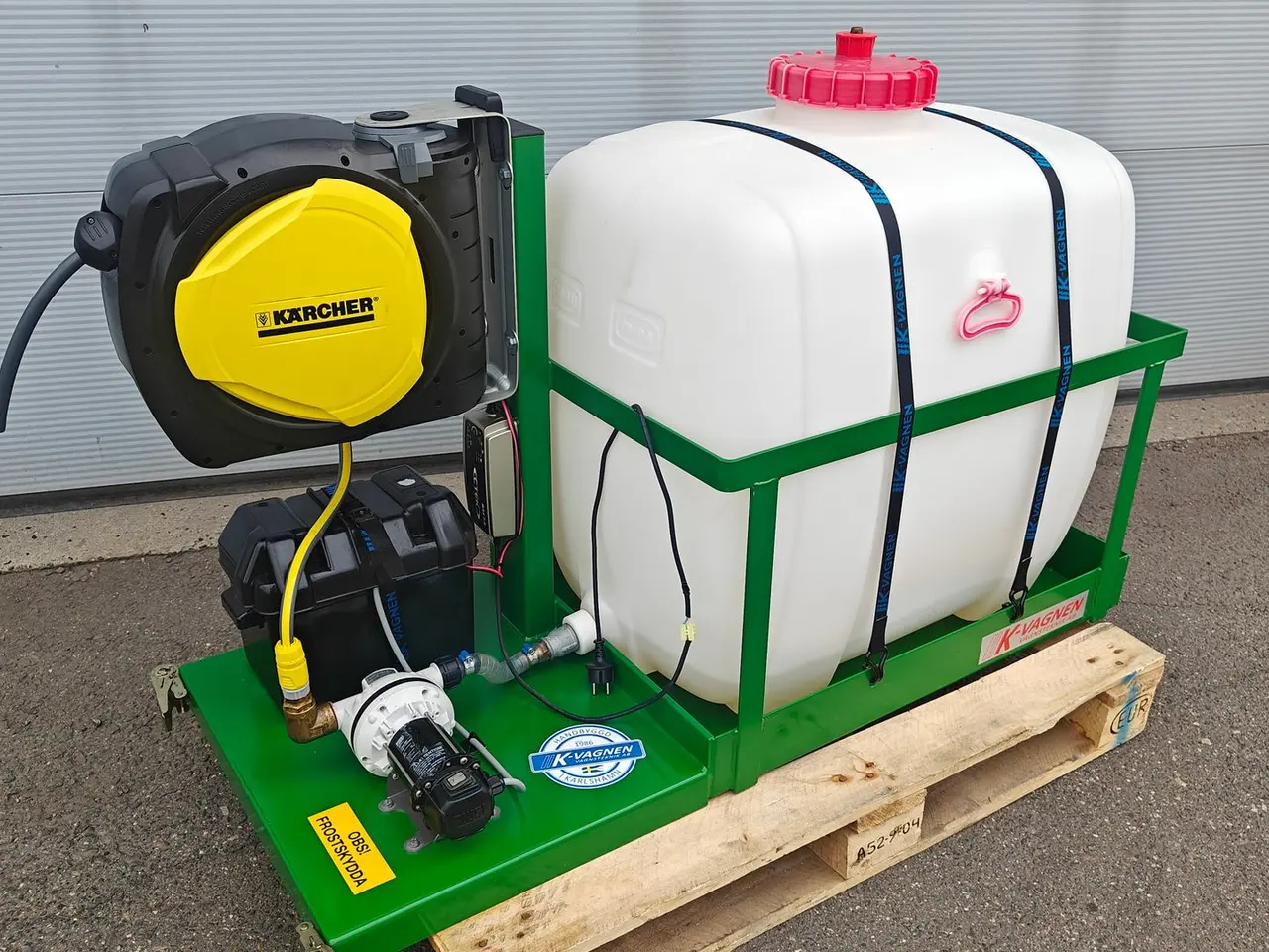 Billede 1 - K-vognen Elektrisk vandingsanlæg 300 ltr
