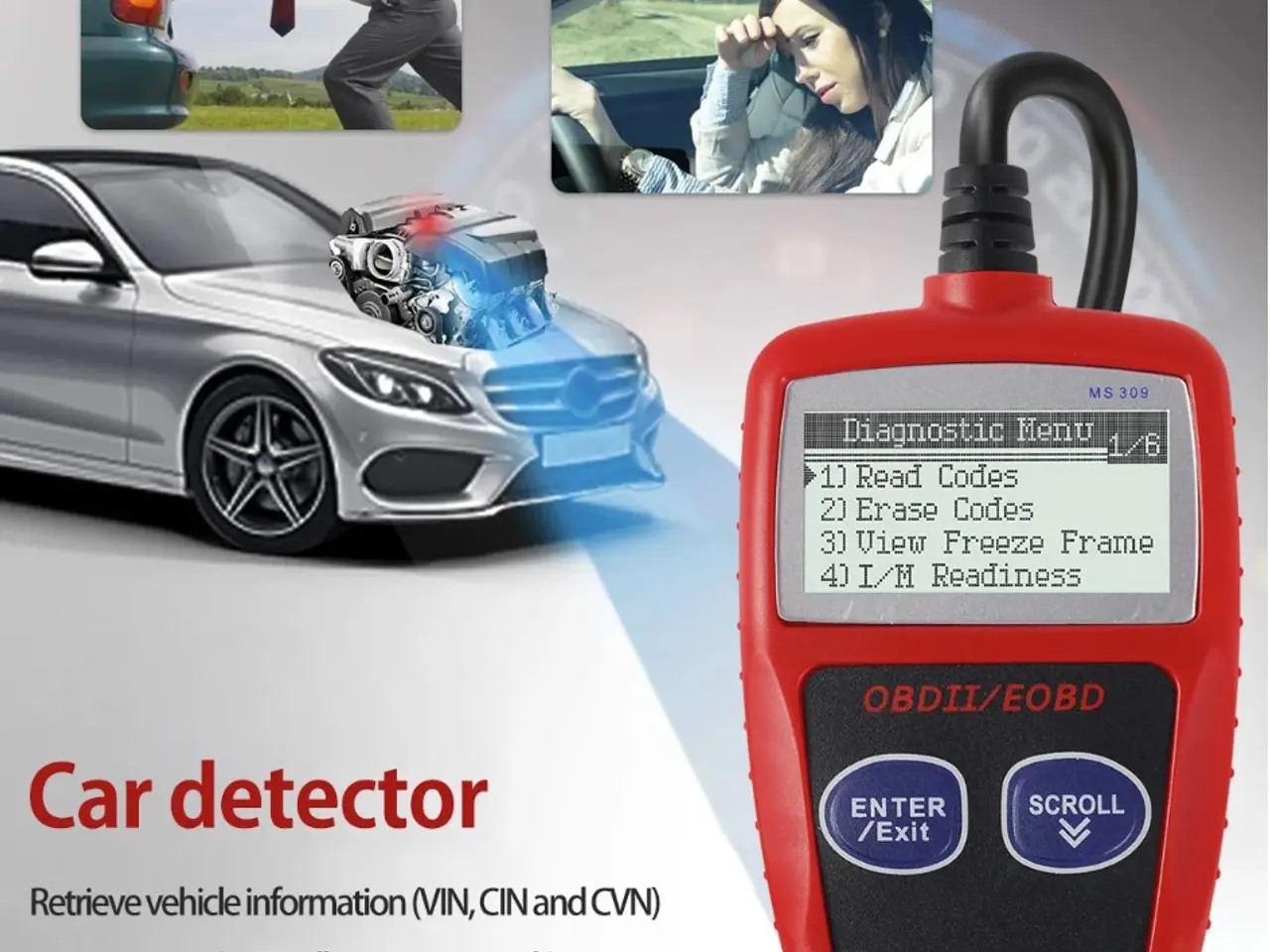 Billede 4 - Ny ubrugt OBD2 fejlkodelæser / OBD2 Reader.