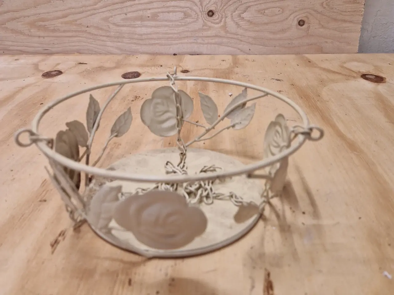Billede 5 - Ophængskurv i metal 20.5 cm diameter