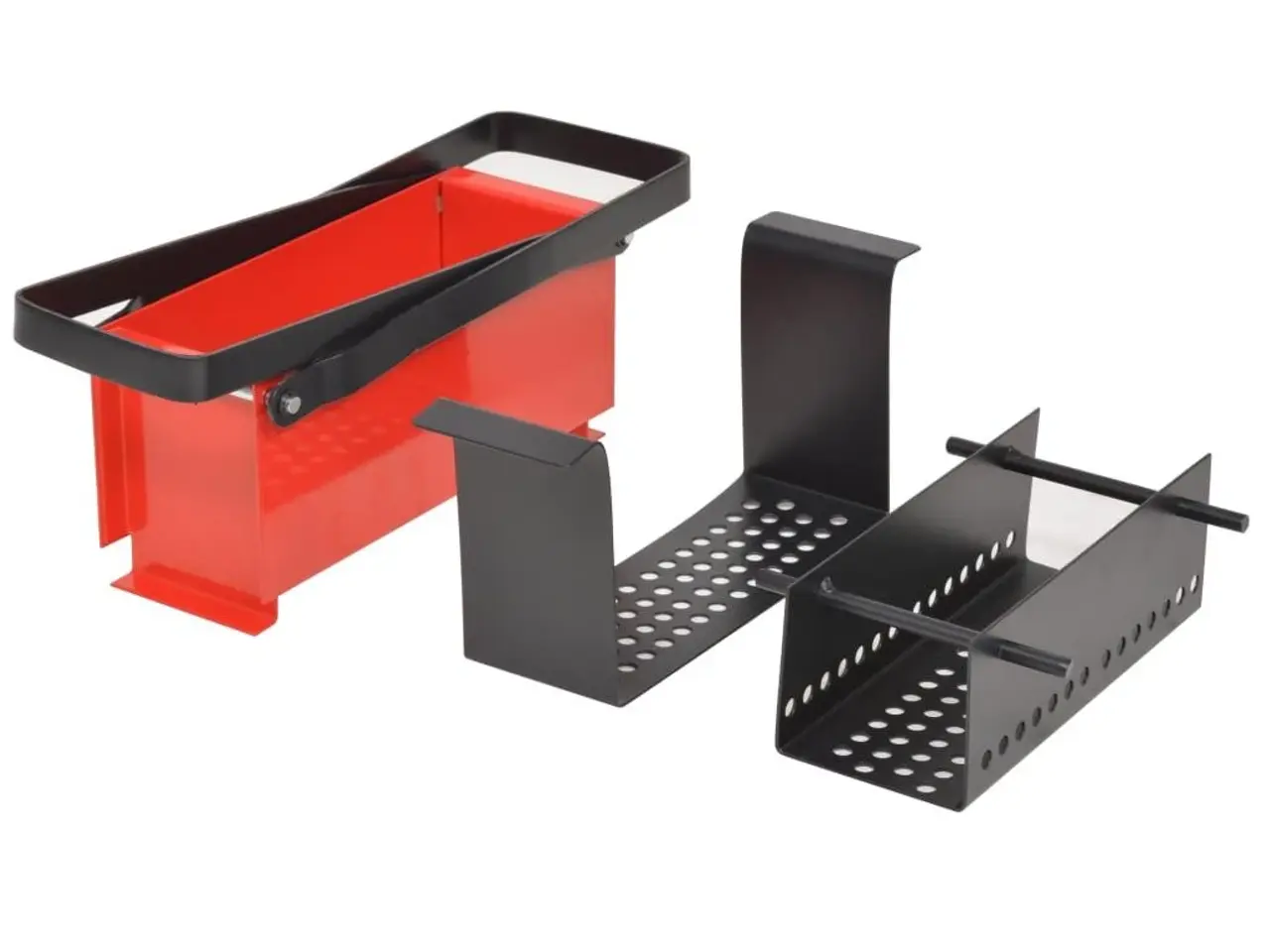 Billede 4 - Briketpresser til papir 34×14×14 cm - sort/rød