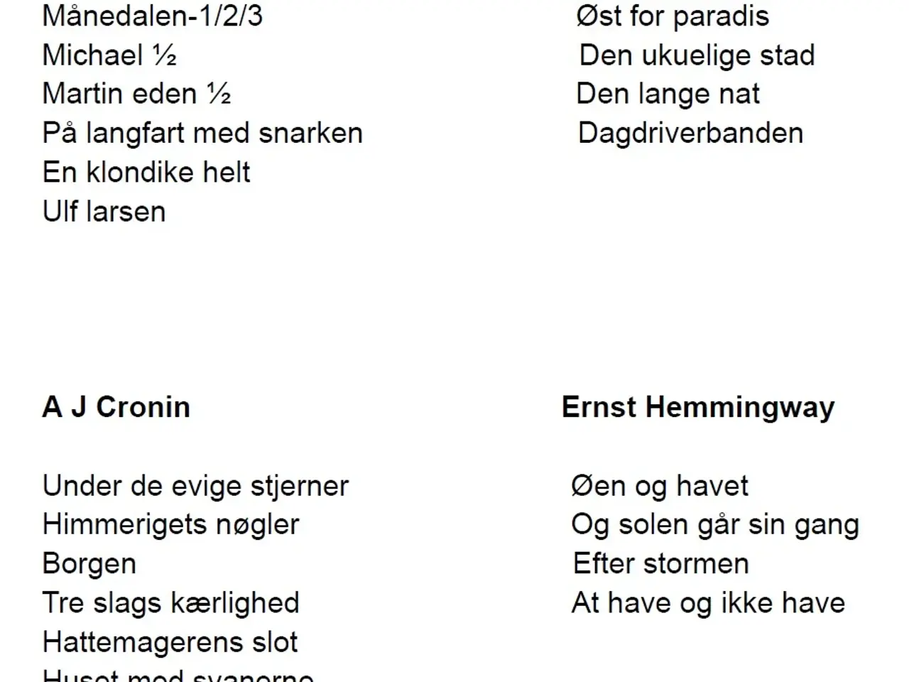 Billede 1 - Klassiske forfattere