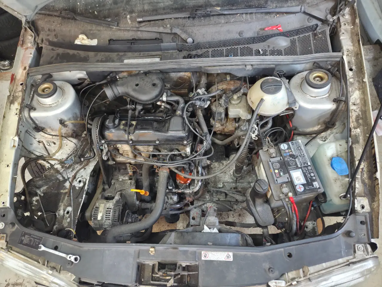 Billede 12 - VW Golf 3 1.8 (ABS) 1992 – Projekt / reservedelsbi