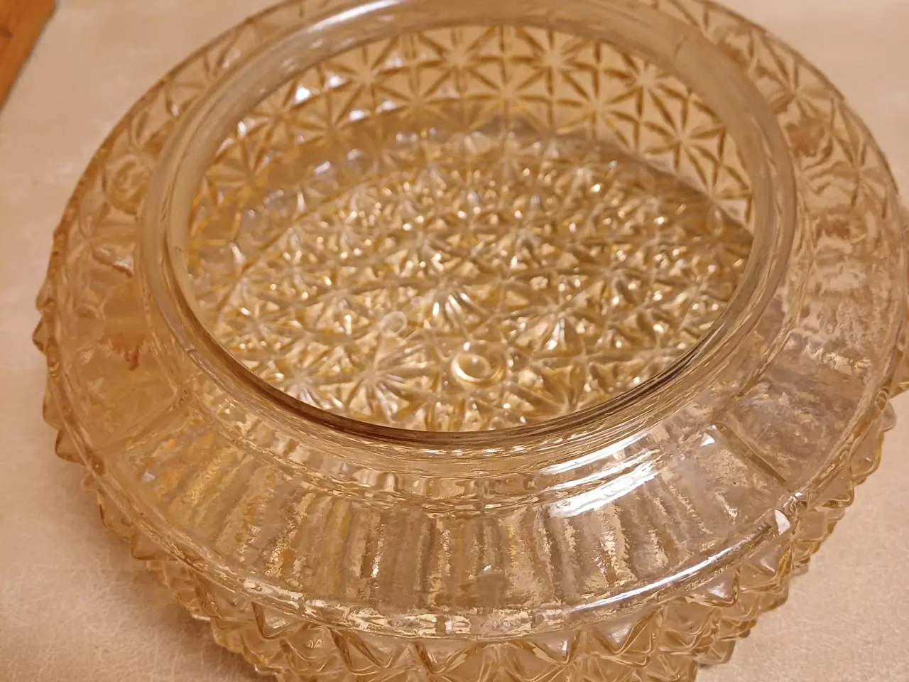 Billede 3 - Plafond vintage med mønstret glas fra 1970´erne -