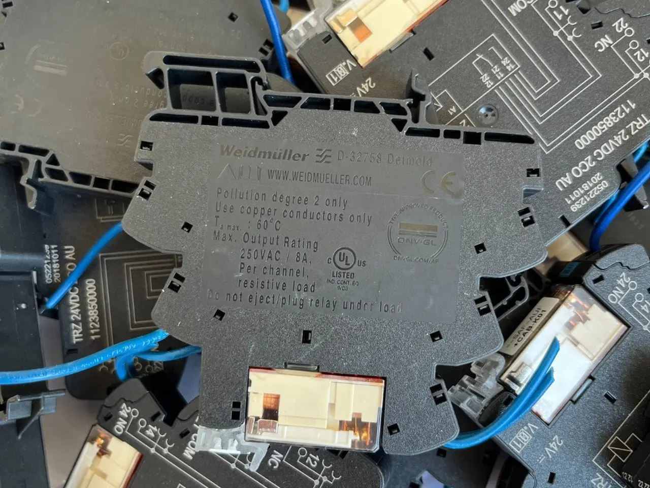 Billede 5 - Weidmuller TRZ 24VDC 2CO AU relæ Modules 2CO 8A Of