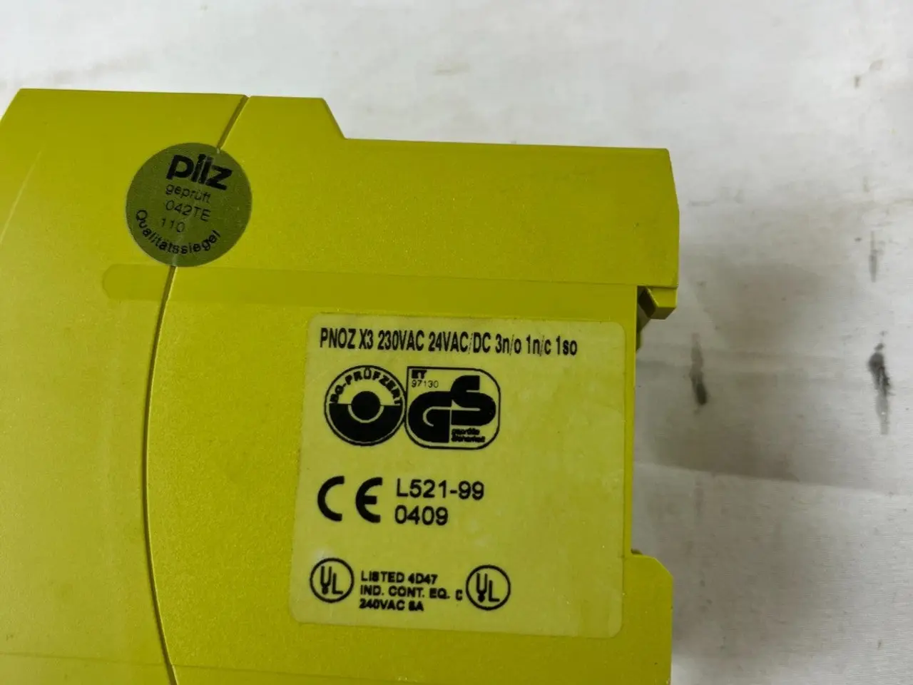 Billede 5 - Pilz PNOZ X3 sikkerhedsrelæ 24VAC/DC 230VAC Stop