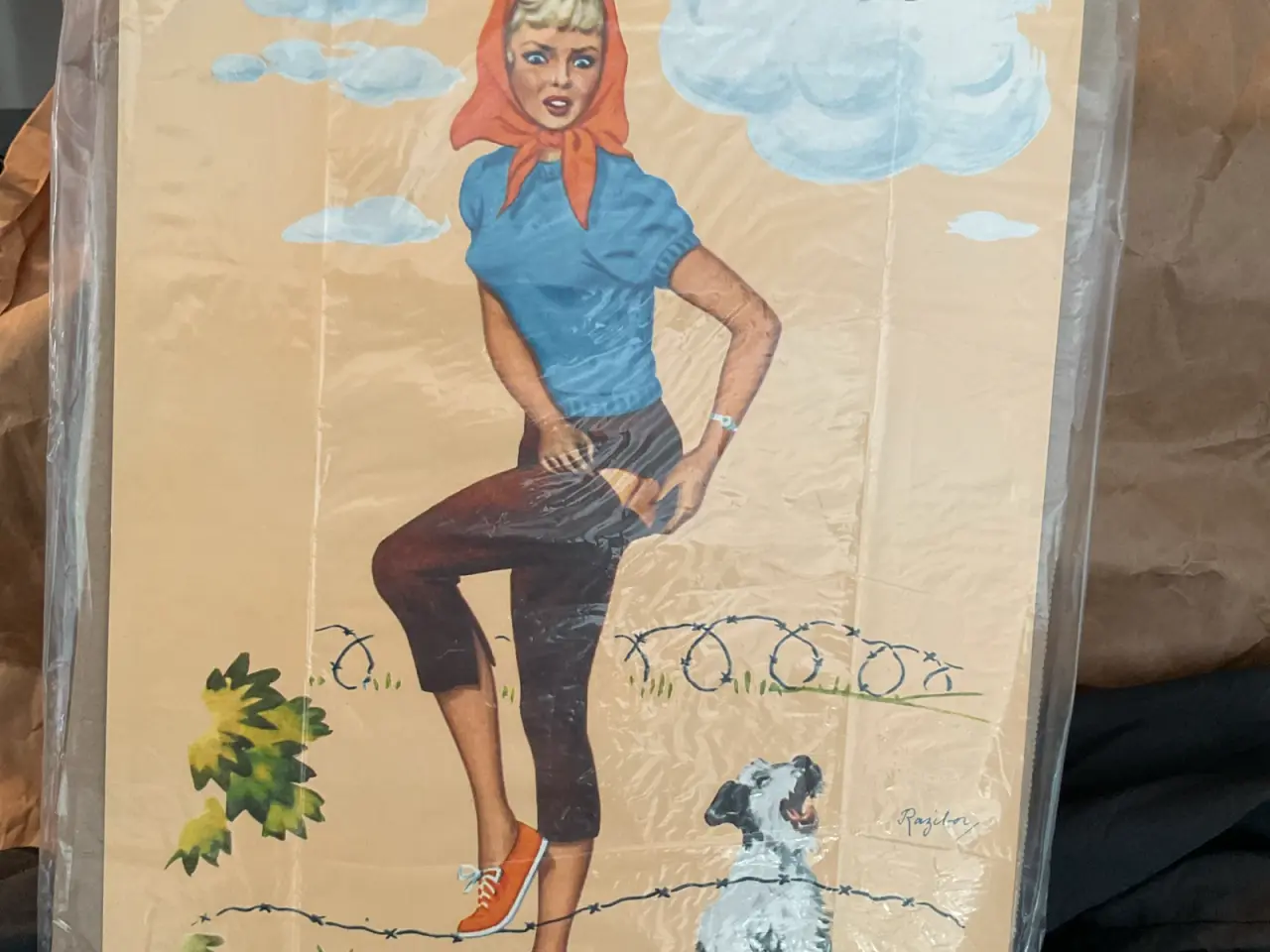 Billede 2 - Vintage tryk fra 1950/1960 Af Razibor og Kliwa