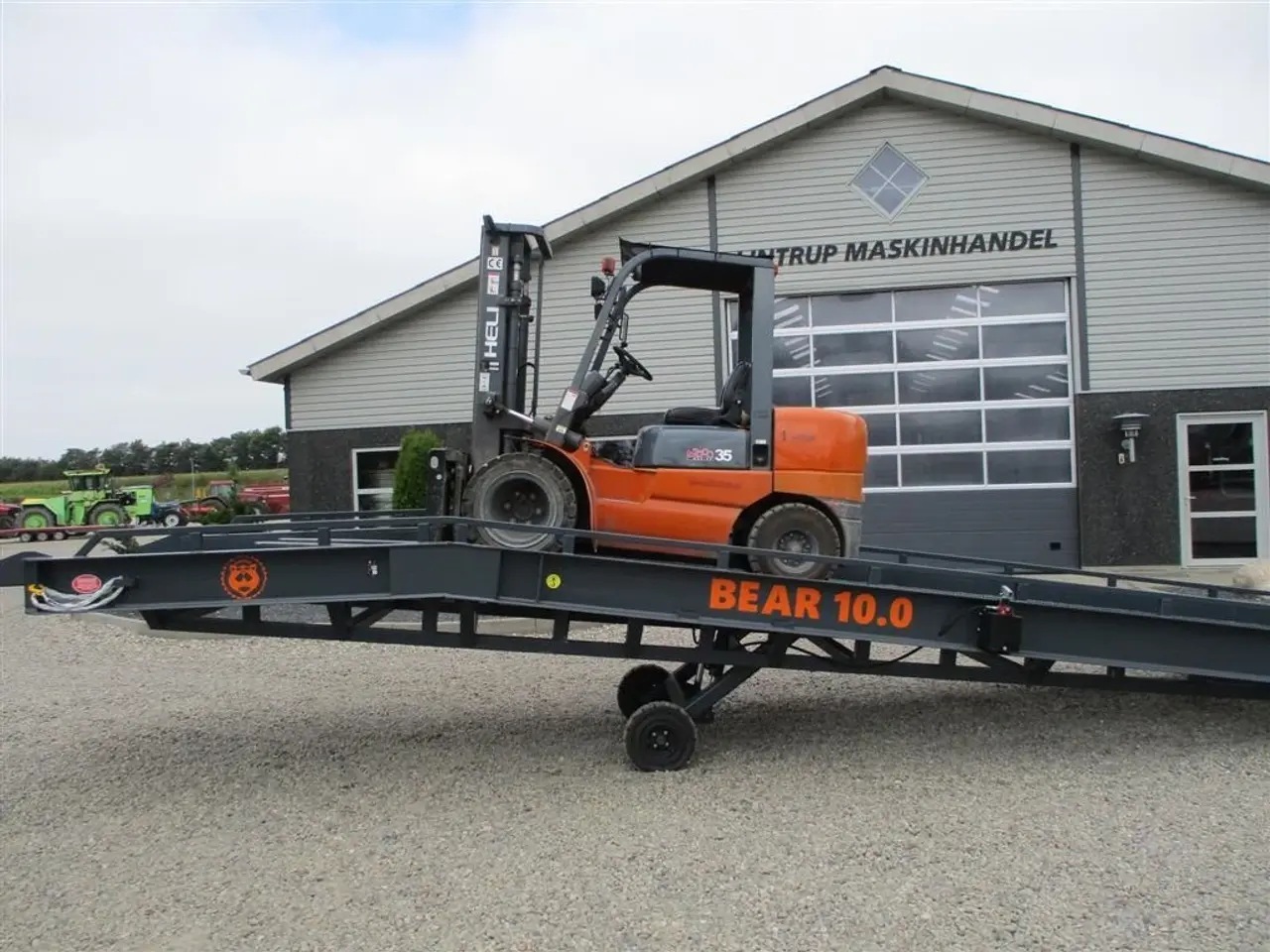 Billede 9 - BEAR 10.0 Læsserampe stærk model til 10.000KG