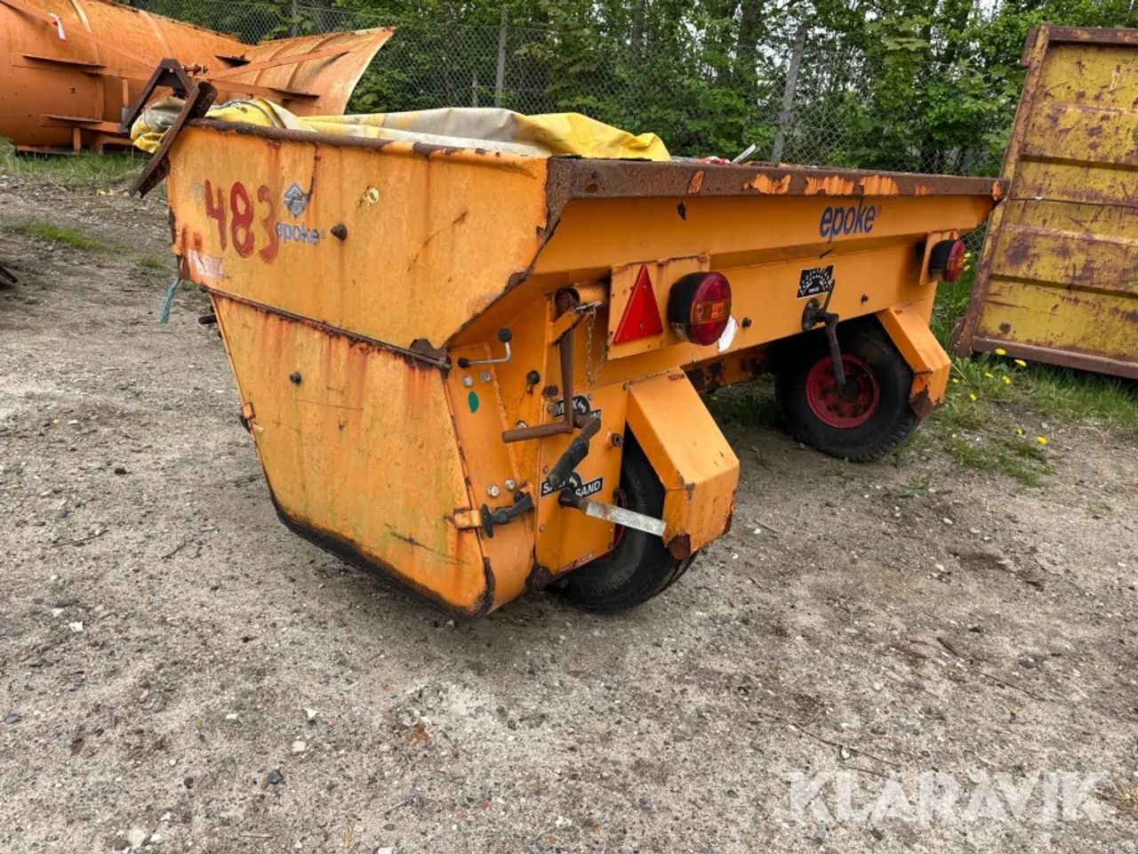 Billede 7 - Salt/sandspreder til traktor Epoke TKG 12