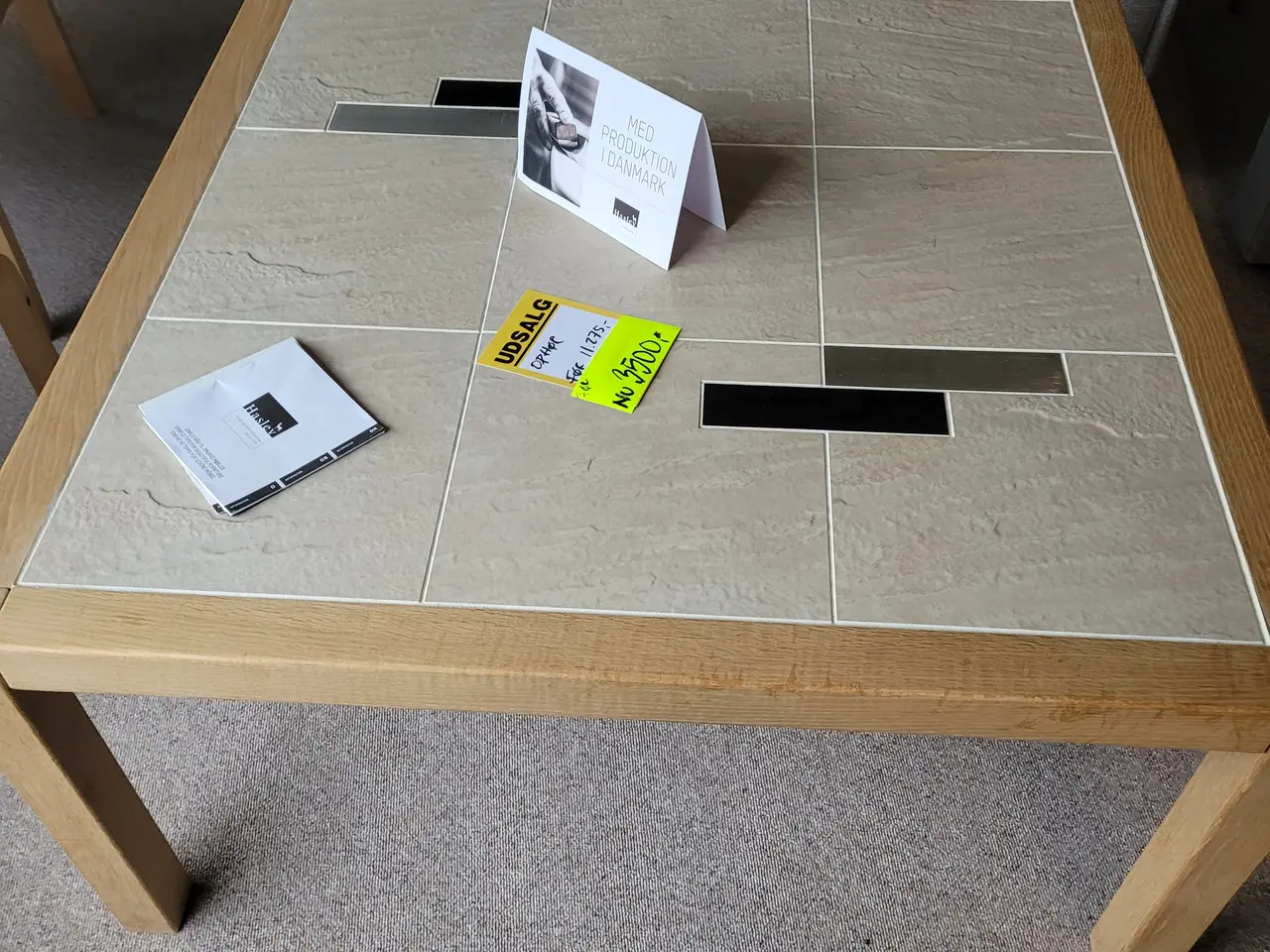 Billede 3 - Sofabord Haslev massiv lys eg