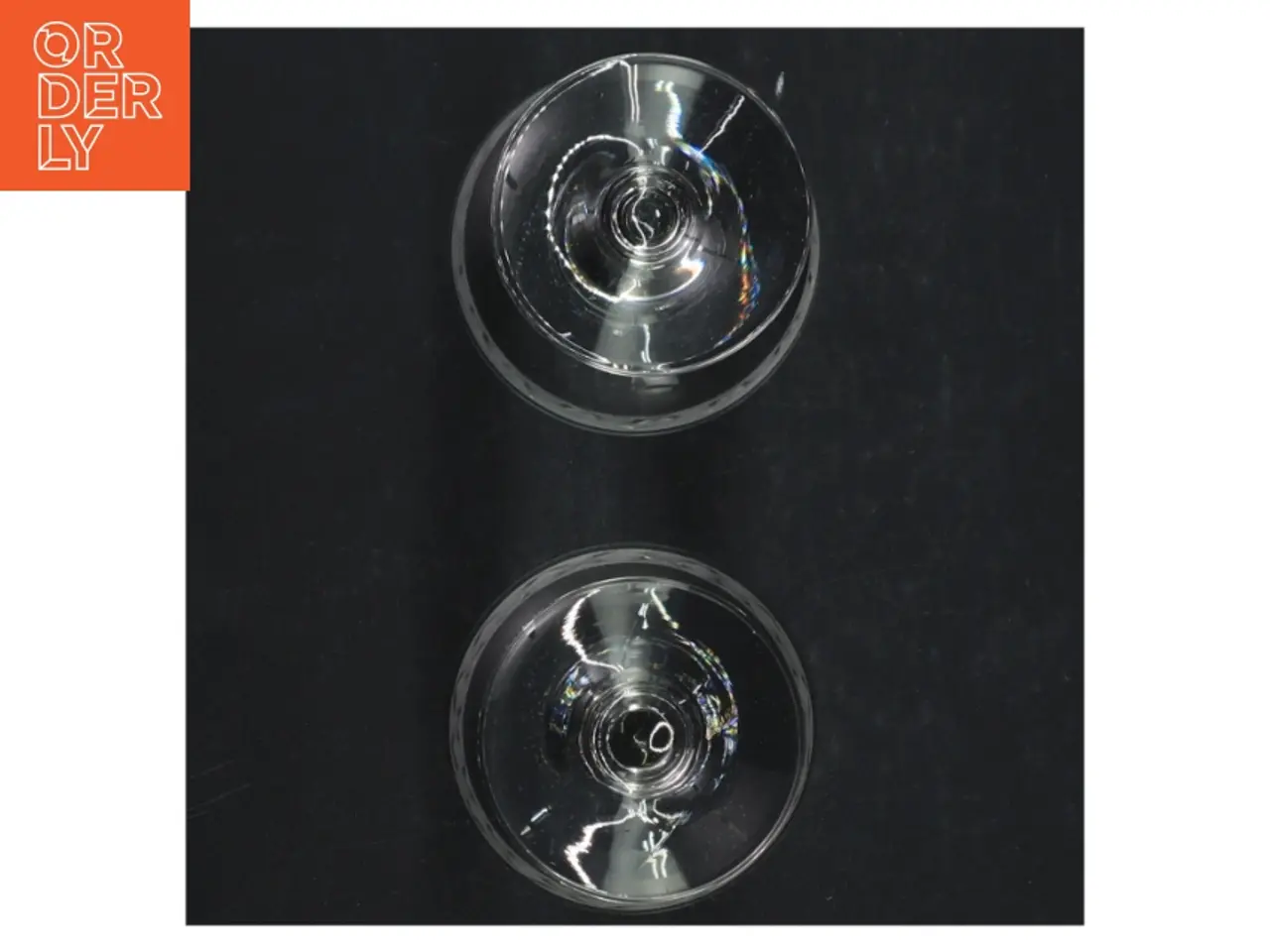 Billede 4 - Champagneskåle med slibninger (str. 19 cm. 7 cm i diameter)