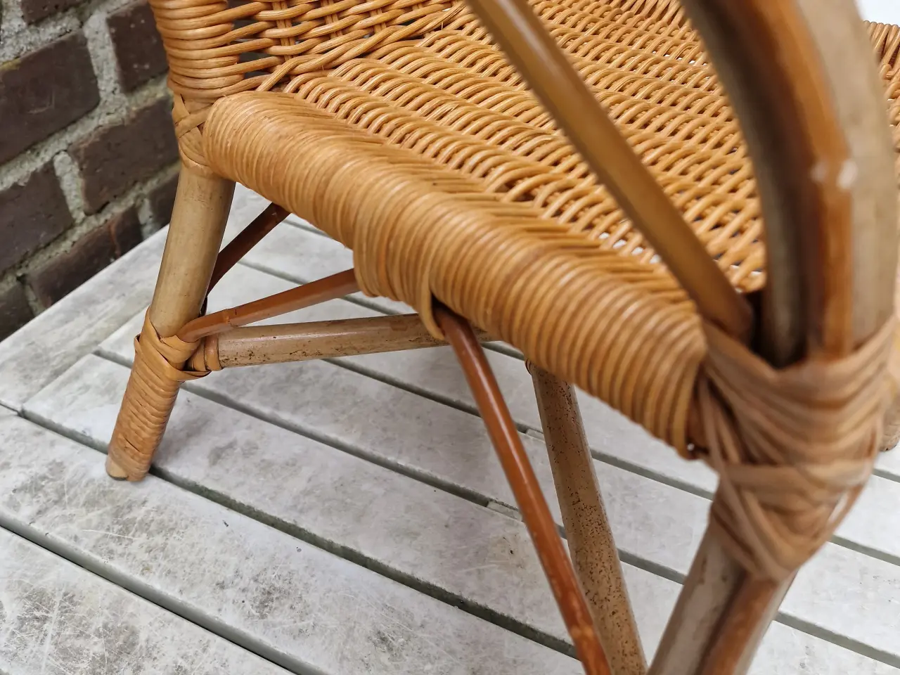 Billede 4 - Børnestol i rattan