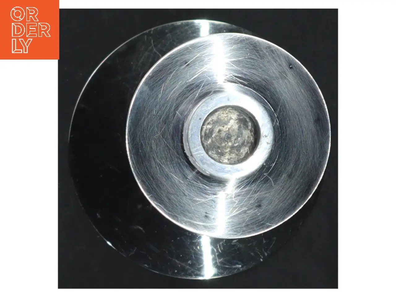 Billede 2 - Metal lysestage (str. 21x11 cm)