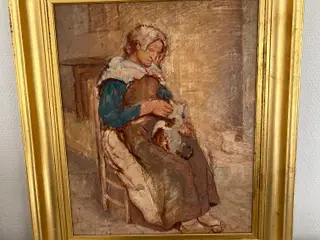 Yndigt olie maleri