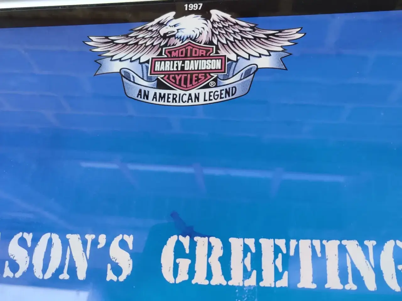 Billede 2 - HARLEY-DAVIDSON plakat
