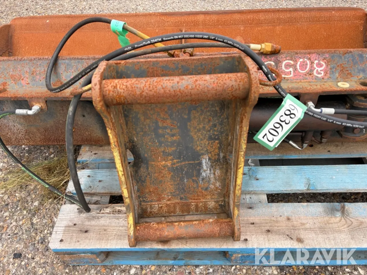 Billede 5 - Kipskovl S50 - 160cm - til minigraver